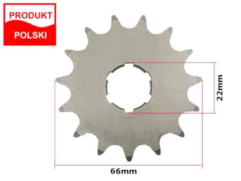 ZĘBATKA PRZÓD WSK 175 15z