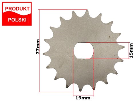 ZĘBATKA PRZÓD SIMSON S51 18z W