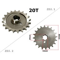 ZĘBATKA PRZÓD MZ ETZ 250 20z W