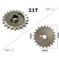 ZĘBATKA PRZÓD MZ ETZ 250 21z W