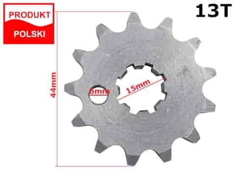 ZĘBATKA ŁAŃCUCHA SPRZĘGŁA MAŁA SHL 13z