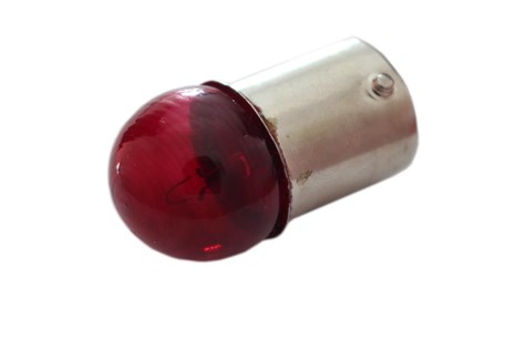 ŻARÓWKA 12V 5W BA15S CZERWONA AW (BRAK ECE)