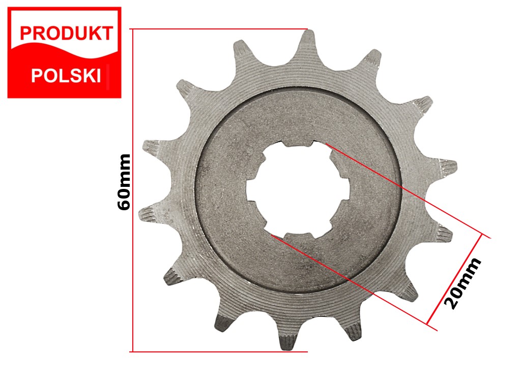 ZĘBATKA PRZÓD WSK 125 14z M