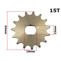 ZĘBATKA PRZÓD SIMSON S51 15z M