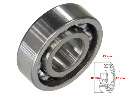 ŁOŻYSKO 6203 KULKOWE STD 17x40x12