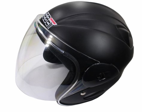 KASK SAFEBET HF-226 FLAT BLACK MAŁY S (BRAK ECE)