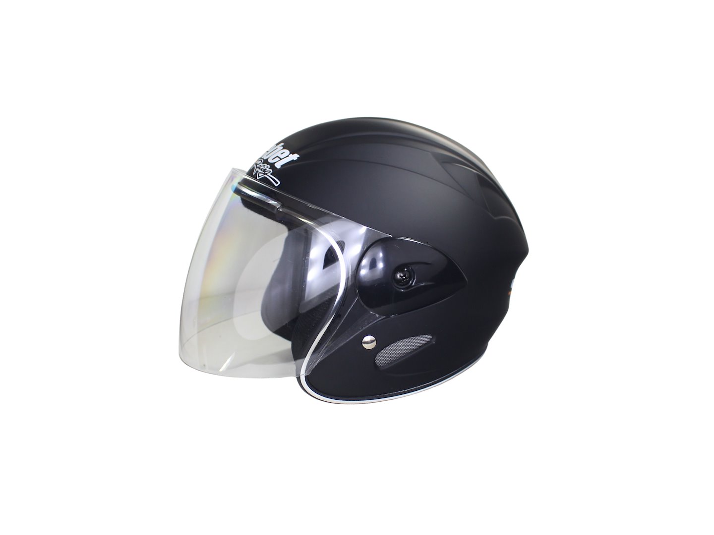 KASK SAFEBET HF-226 FLAT BLACK MAŁY S (BRAK ECE)