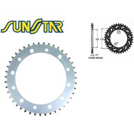 ZĘBATKA TYŁ SUNSTAR STALOWA SUNR1-5695-43