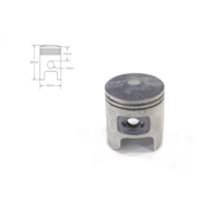 TŁOK HONDA ELITE NE-50 42,00mm PIN 10mm TKRJ AH0054X 4 SZLIF TKRJ