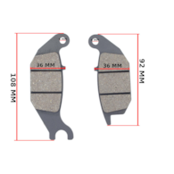 KLOCKI HAMULCOWE HONDA CBR 125 R 04-10 TYŁ FM