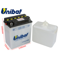 AKUMULATOR UNIBAT CB12A-A/E L+ YB12A-A
