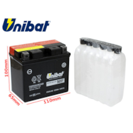 AKUMULATOR UNIBAT CTZ7S-BS P+ 6Ah YTZ7S-BS