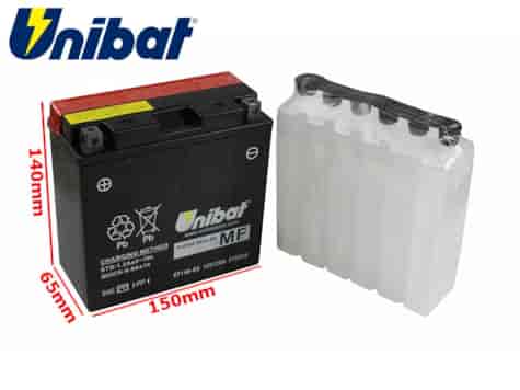 AKUMULATOR UNIBAT CT14B-BS L+ 12Ah YT14B-BS