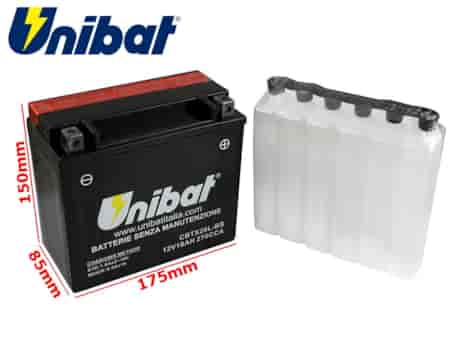 AKUMULATOR UNIBAT CBTX20L-BS P+ 18Ah YTX20L-BS