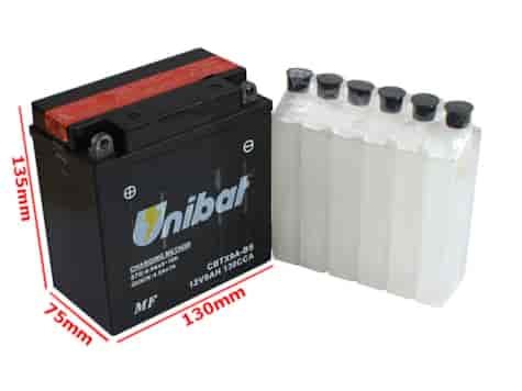 AKUMULATOR UNIBAT CBTX9A-BS L+ 9Ah YTX9A-BS