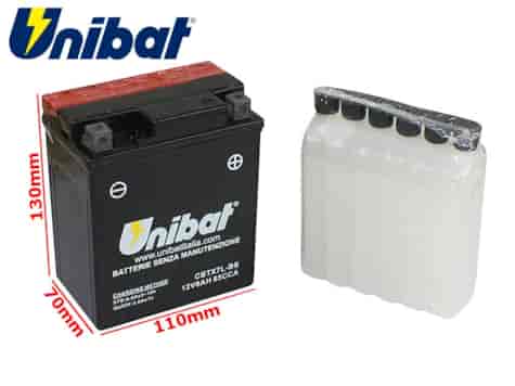 AKUMULATOR UNIBAT CBTX7L-BS P+ 6Ah YTX7L-BS