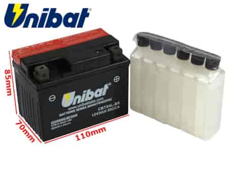 AKUMULATOR UNIBAT CBTX4L-BS P+ 3Ah YTX4L-BS