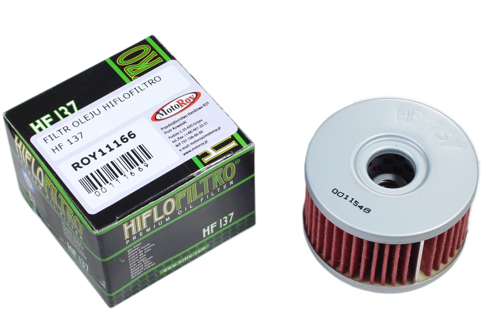 FILTR OLEJU HIFLOFILTRO HF 137