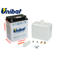 AKUMULATOR UNIBAT CB12AL-A/E P+ 12Ah YB12AL-A