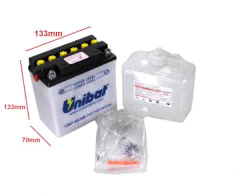 AKUMULATOR UNIBAT 12N7-4A/SM L+ 7Ah