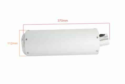 TŁUMIK GY6 KOŁO 12  TUBA SKUTER BAOTIAN ORG PHE
