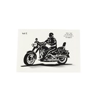 NAKLEJKA CHOPPER HARLEY 449 KAT-E PRAWY