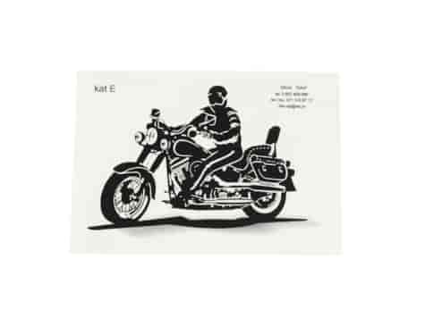 NAKLEJKA CHOPPER HARLEY 449 KAT-E PRAWY