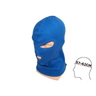 KOMINIARKA BAWEŁNIANA OCZY DZIELONE L/XL NIEBIESKA