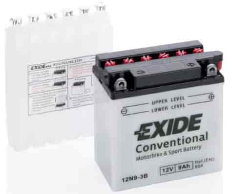 AKUMULATOR EXIDE 12N9-3B 9Ah