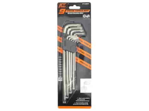 KLUCZE TORX ZESTAW 9 ELEMENTÓW