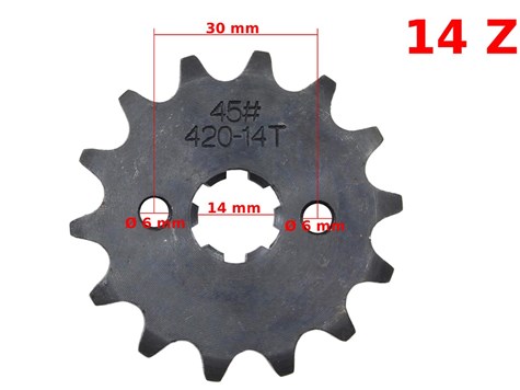 ZĘBATKA PRZÓD 420-14z ATV 110 PHE