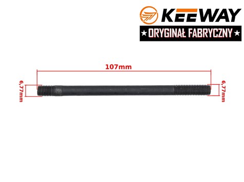 SZPILKA CYLINDRA KEEWAY 50 2T HURRICAN ORYGINAŁ