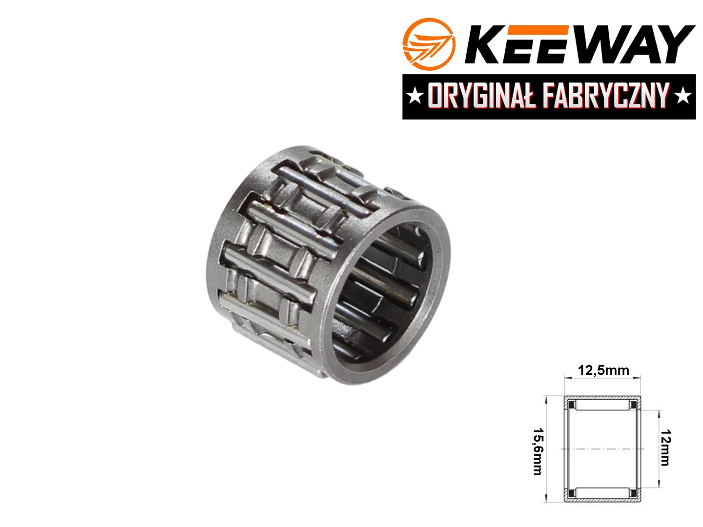 ŁOŻYSKO IGIEŁKOWE KEEWAY 50CC 2T HURRICAN ORYGINAŁ