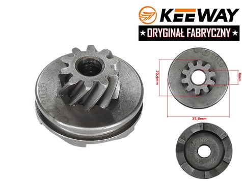 ZABIERAK KOPNIAKA KEEWAY 50 2T HURRICAN ORYGINAŁ