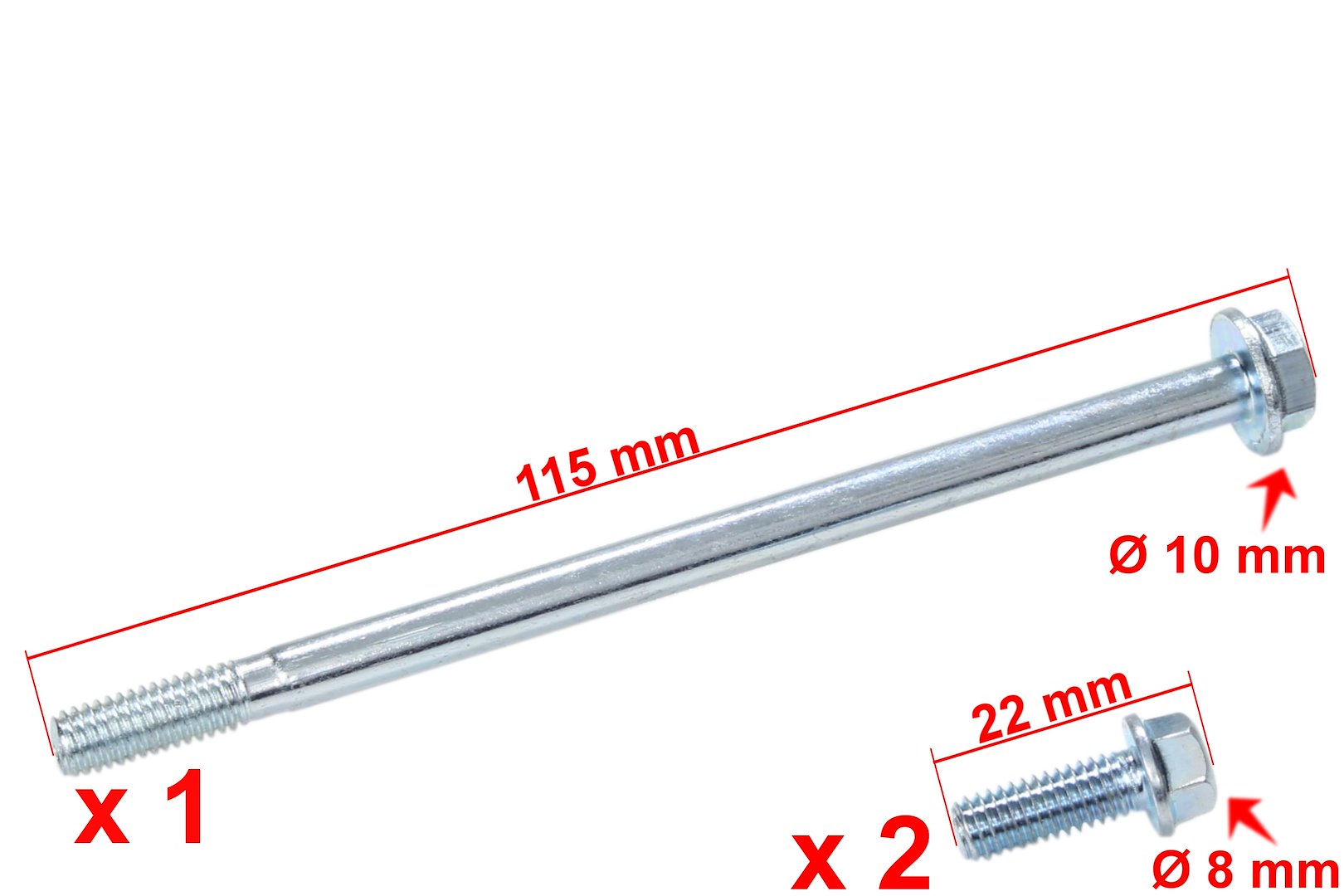 ŚRUBY DEKLA PRAWEGO GŁOWICY ATV/CROSS/STREET TZ