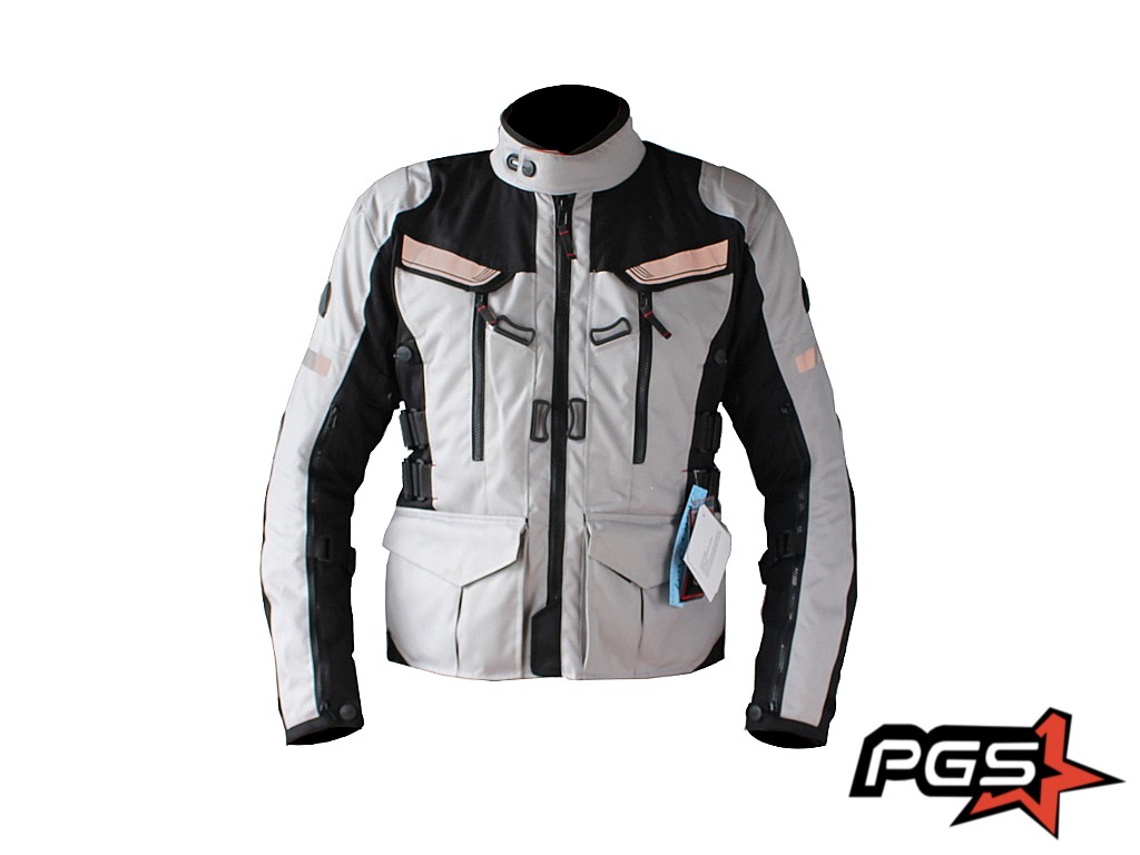 KURTKA TEKSTYLNA PGS REVITI CZARNO SZARA 4XL