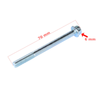 ŚRUBA M6x64mm SZEŚCIOKĄT OCYNK