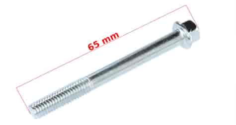 ŚRUBA M6x60mm SZEŚCIOKĄT OCYNK