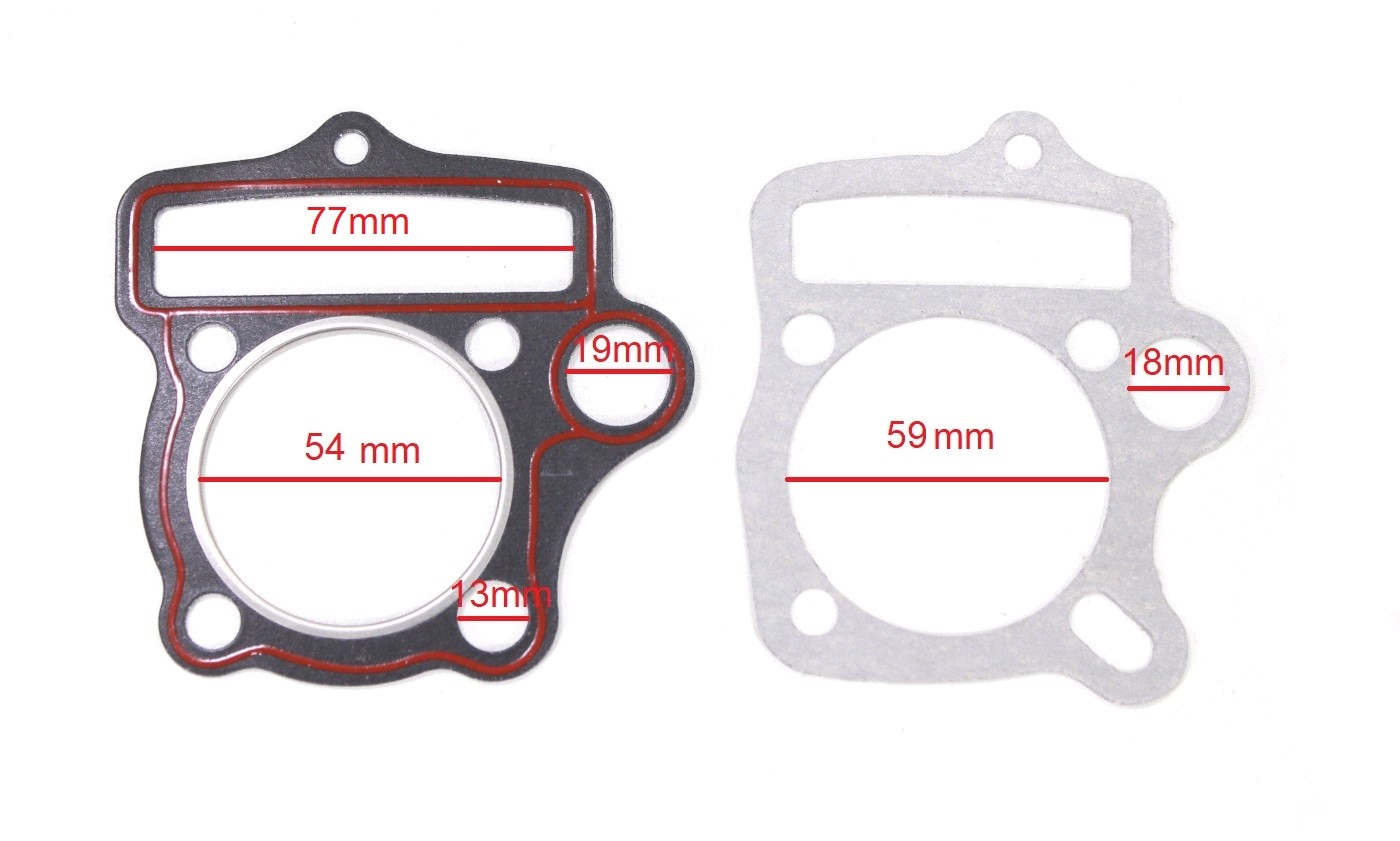 USZCZELKA ATV 125 GŁOWICY I CYLINDRA 54mm