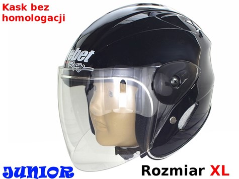 KASK SAFEBET HF-226 BLACK MAŁY XL (BRAK ECE)