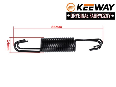 SPRĘŻYNA STOPKI BOCZNEJ KEEWAY HURRICANE ORYGINAŁ