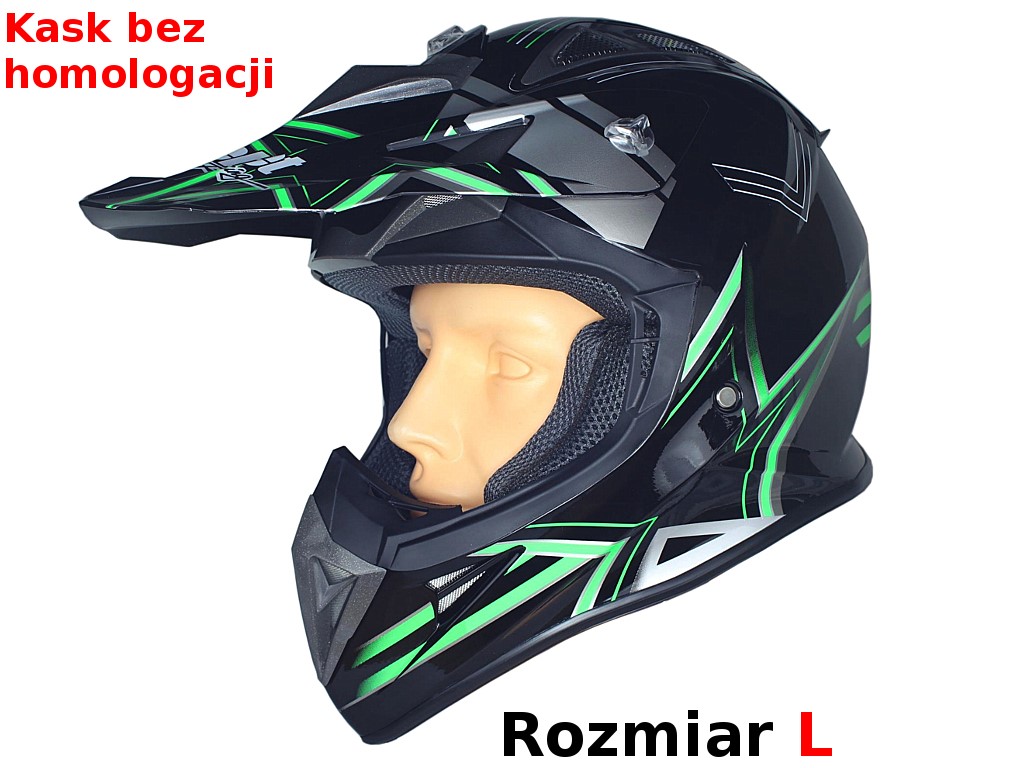 KASK SAFEBET HF-116 BLACK Q158 GREEN L (BRAK ECE)