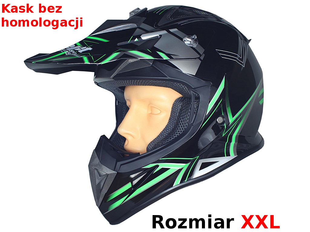 KASK SAFEBET HF-116 BLACK Q158 GREEN XXL (BRAK ECE)