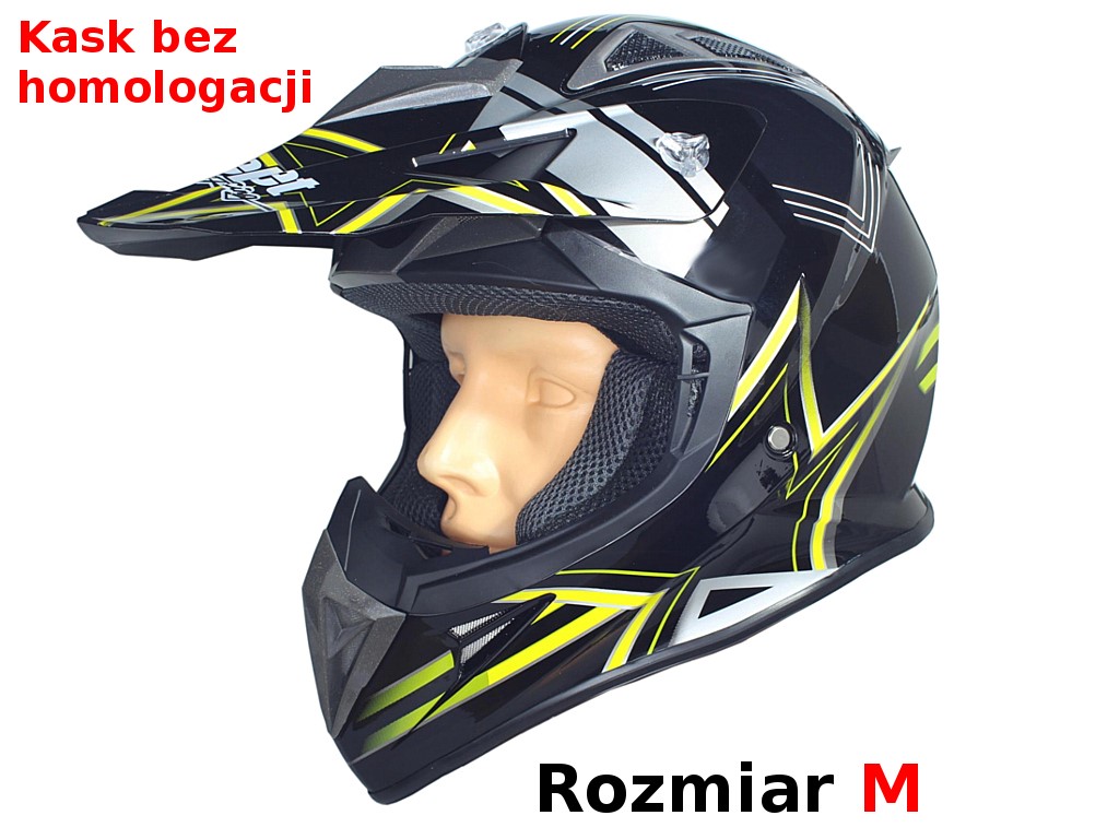 KASK SAFEBET HF-116 BLACK Q158 YELLOW M (BRAK ECE)