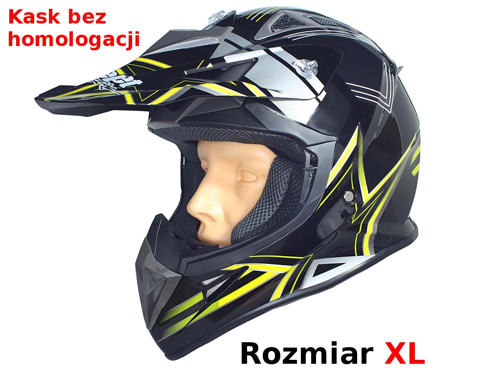 KASK SAFEBET HF-116 BLACK Q158 YELLOW XL (BRAK ECE)