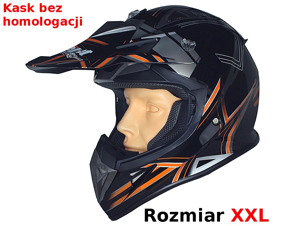 KASK SAFEBET HF-116 BLACK Q158 ORANGE XXL (BRAK ECE)