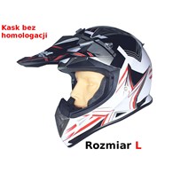 KASK SAFEBET HF-116 WHITE Q158 RED L (BRAK ECE)