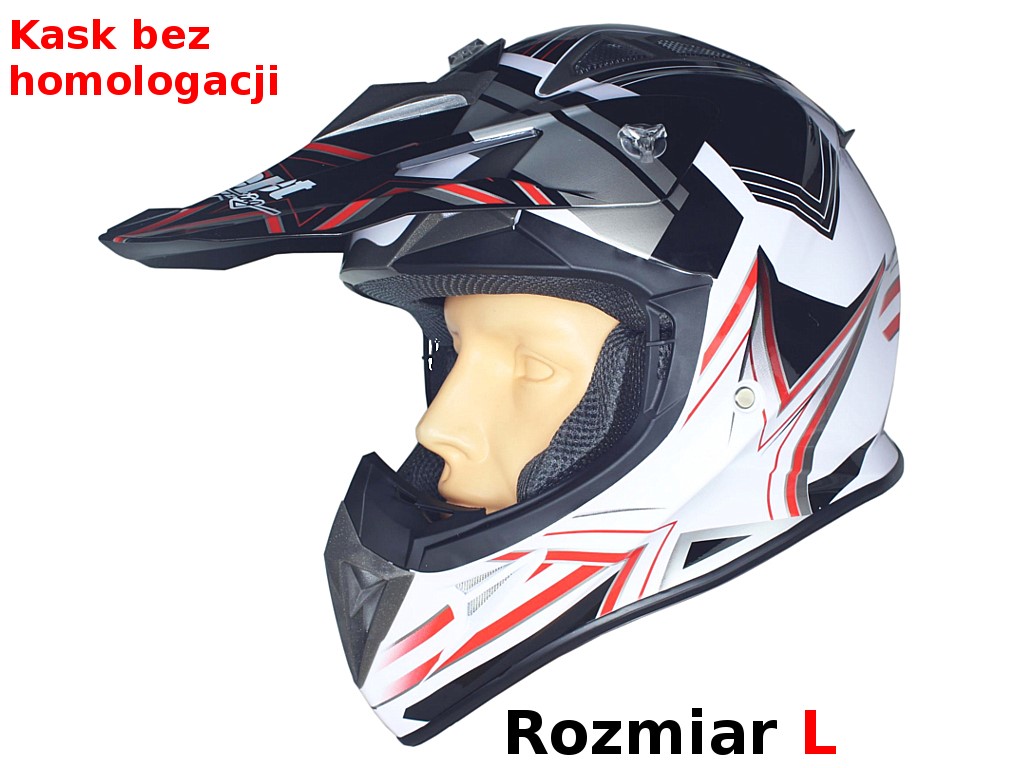 KASK SAFEBET HF-116 WHITE Q158 RED L (BRAK ECE)