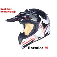 KASK SAFEBET HF-116 WHITE Q158 RED M (BRAK ECE)