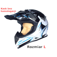 KASK SAFEBET HF-116 WHITE Q158 BLUE L (BRAK ECE)